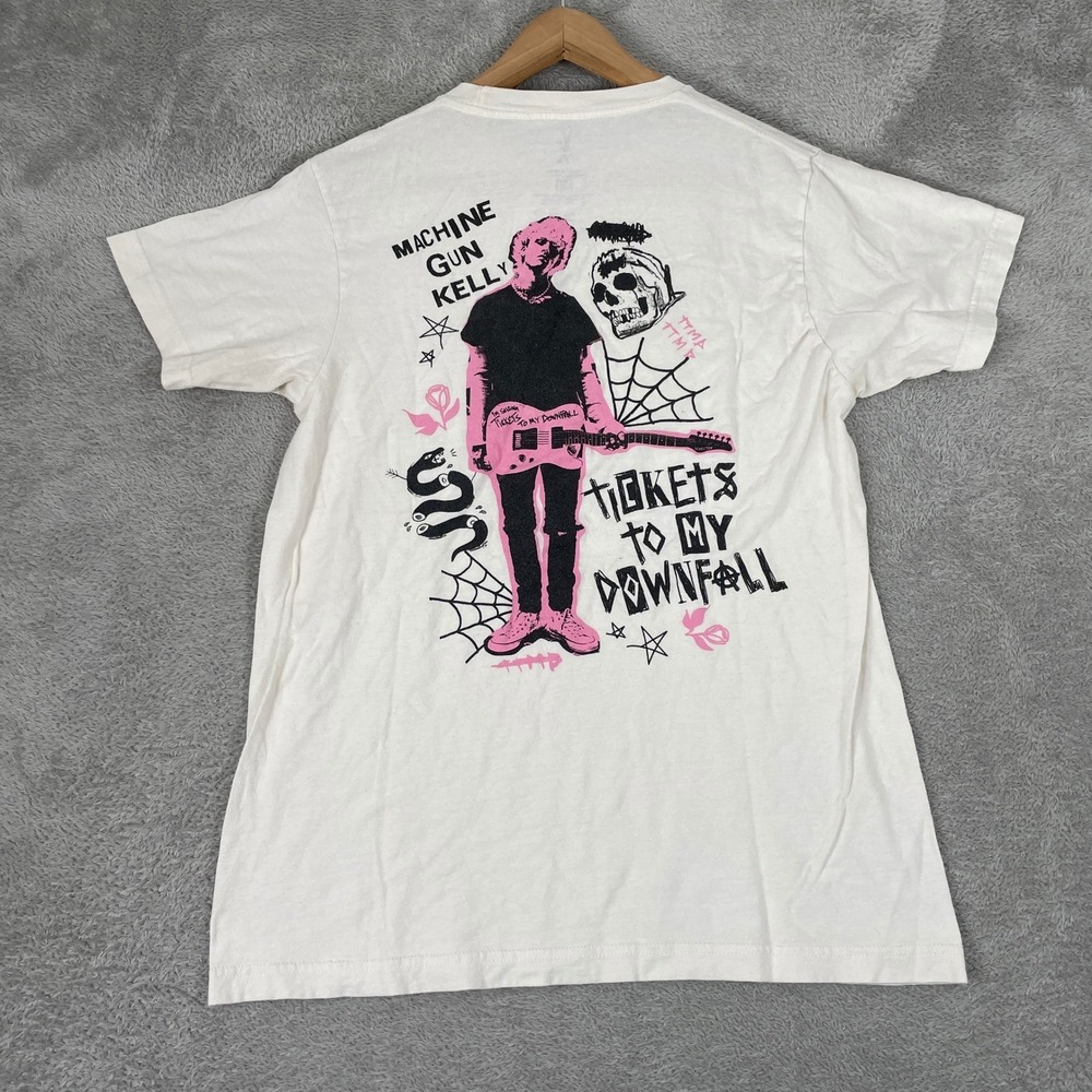 Machine Gun Kelly Shirt Mens Medium Tickets To My Downfall Pop Punk Concert